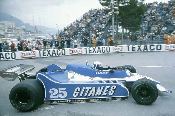 1980 Monaco Grand Prix. Monte Carlo, Monaco. 15-18 May 1980. Didier Pironi (Ligier JS11 / 15-Ford Cosworth), accident. World Copyright: LAT Photographic Ref: 35mm transparency 80MON22