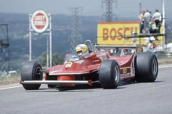 1980 South African Grand Prix. Kyalami, South Africa. 28 February-1 March 1980. Jody Scheckter (Ferrari 312T5), retired. World Copyright: LAT Photographic Ref: 35mm transparency 80SA24