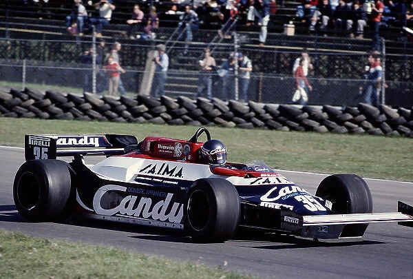 1981 Canadian Grand Prix. Montreal, Quebec, Canada. 25-27 September 1981. Brian Henton (Toleman TG181 Hart). Ref-81 CAN 35. World Copyright - LAT Photographic