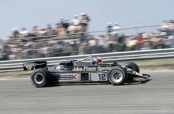 1981 Dutch Grand Prix Zandvoort, Holland. 28-30 August 1981. Nigel Mansell (Lotus 87-Ford Cosworth), retired. Ref - 81HOL28. World Copyright - LAT Photographic