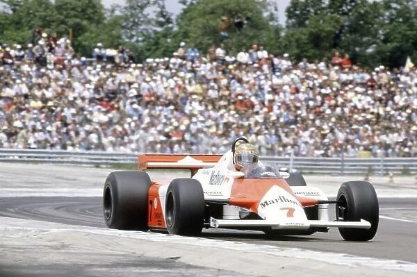 1981 French Grand Prix. Dijon-Prenois, France. 3-5 July 1981. John Watson (McLaren MP4 / 1-Ford Cosworth), 2nd position. World Copyright: LAT Photographic Ref: 35mm transparency 81FRA12