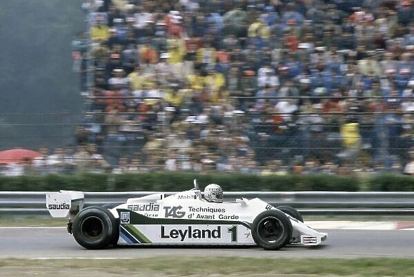 1981 Italian Grand Prix Monza, Italy. 11-13 September 1981. Alan Jones (Williams FW07C-Ford Cosworth), 2nd position. Ref - 81ITA20. World Copyright - LAT Photographic