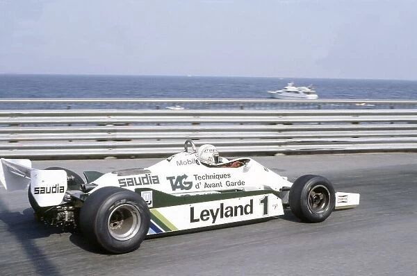 1981 Monaco Grand Prix. Monte Carlo, Monaco. 28-31 May 1981. Alan Jones (Williams FW07C-Ford Cosworth), 2nd position. World Copyright: LAT Photographic Ref: 35mm transparency 81MON49