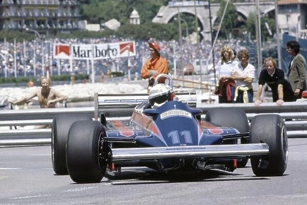 1981 Monaco Grand Prix. Monte Carlo, Monaco. 28-31 May 1981. Elio de Angelis (Lotus 87-Ford Cosworth), retired. World Copyright: LAT Photographic Ref: 35mm transparency 81MON65