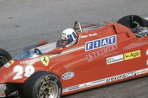 1981 Monaco Grand Prix. Monte Carlo, Monaco. 28-31 May 1981. Didier Pironi (Ferrari 126CK), 4th position. World Copyright: LAT Photographic Ref: 35mm transparency 81MON23