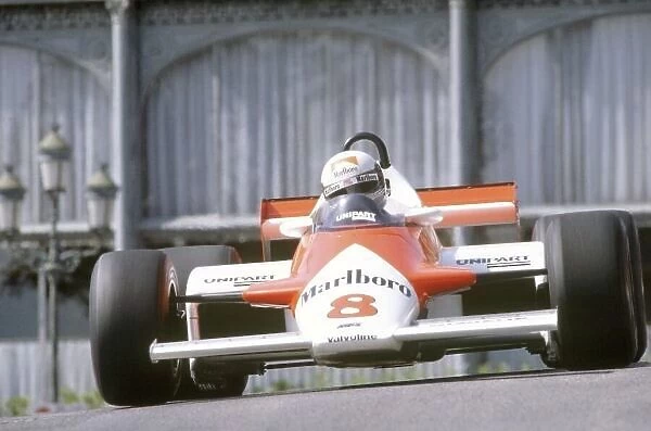 1981 Monaco Grand Prix. Monte Carlo, Monaco. 28-31 May 1981. Andrea de Cesaris (McLaren MP4 / 1-Ford Cosworth), retired. World Copyright: LAT Photographic Ref: 35mm transparency 81MON41