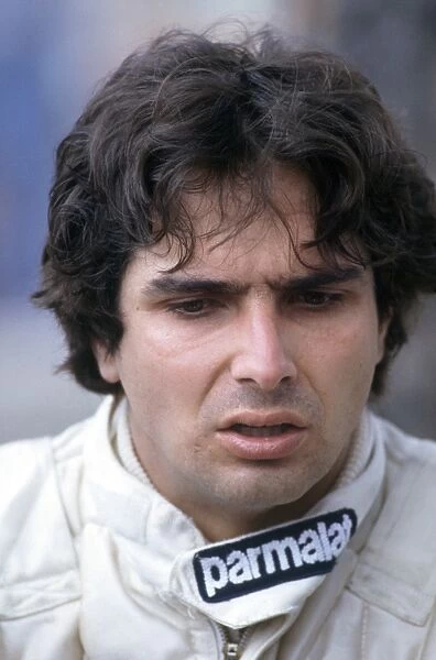 1981 Monaco Grand Prix - Nelson Piquet: Nelson Piquet, retired. Portrait