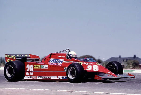 1981 Spanish Grand Prix. Jarama, Spain. 29-31 May 1981. Didier Pironi (Ferrari 126CK) 15th position. Ref-81 ESP 38. World Copyright - LAT Photographic