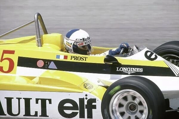 1981 Spanish Grand Prix. Jarama, Spain. 19-21 June 1981. Alain Prost (Renault RE30), retired. World Copyright: LAT Photographic Ref: 35mm transparency 81ESP08