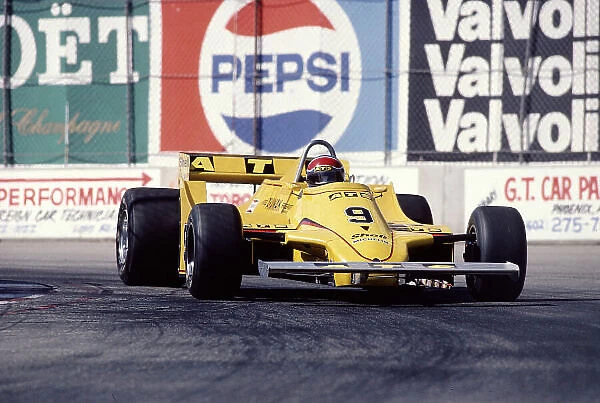 1981 United States Grand Prix West. Long Beach, California, USA. 13-15 March 1981. Jan Lammers (ATS D4 Ford). Ref-81 LB 39. World Copyright - LAT Photographic