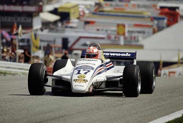 1982 Austrian Grand Prix. Osterreichring, Zeltweg, Austria. 13-15 August 1982. Rupert Keegan (March 821 Ford). Ref-82 AUT 46. World Copyright - LAT Photographic