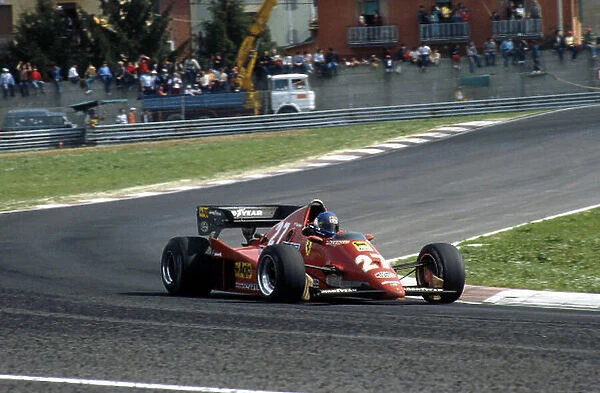 1983 San Marino Grand Prix. Imola, Italy. 29 / 4-1 / 5 1983. Patrick Tambay (Ferrari 126C2B) 1st position. Ref-83 SM 09. World Copyright - LAT Photographic