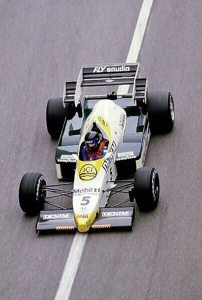 1984 Monaco Grand Prix. Monte Carlo, Monaco. 31 / 5-3 / 6 1984. Jacques Laffite (Williams FW09 Honda) 8th position. Ref-84 MON 60. World Copyright - LAT Photographic