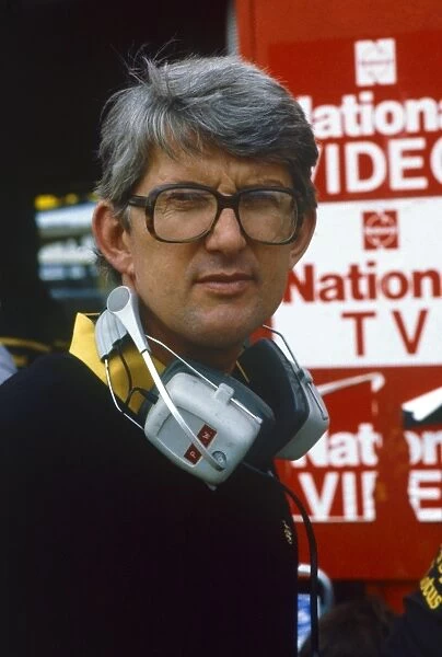 1984 South African Grand Prix: Peter Warr, Lotus Grand Prix Team Manager, portrait