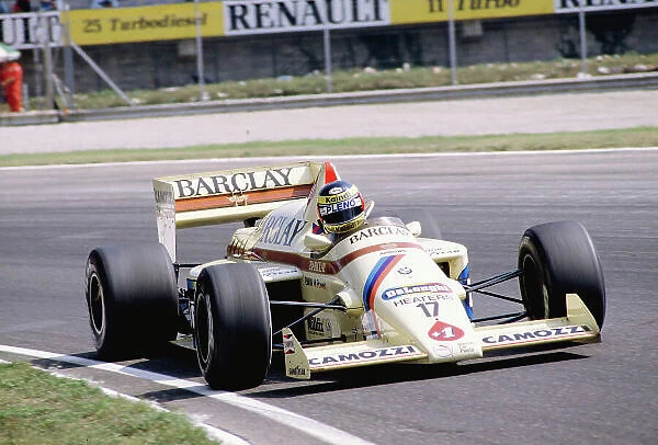 1985 Italian Grand Prix. Monza, Italy. 6-8 September 1985. Gerhard Berger (Arrows A8 BMW). Ref-85 ITA 28. World Copyright - LAT Photographic