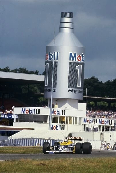 1987 German Grand Prix - Nelson Piquet: Nelson Piquet 1st position. Action