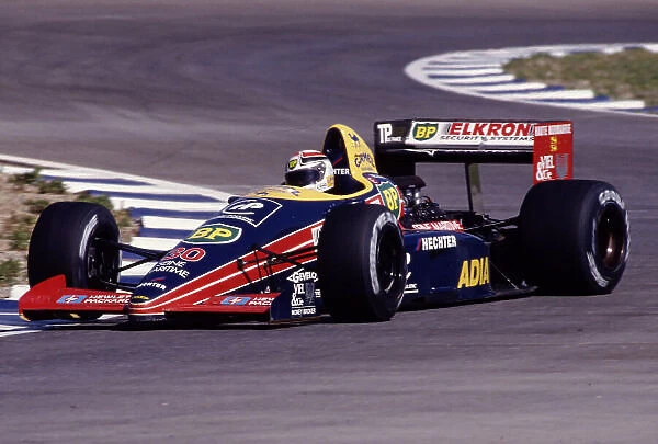 1988 Spanish Grand Prix. Jerez, Spain. 30 / 9-2 / 10 1988. Philippe Alliot (Larrousse / Lola LC88 Ford) 14th position. Ref-88 ESP 29. World Copyright - LAT Photographic