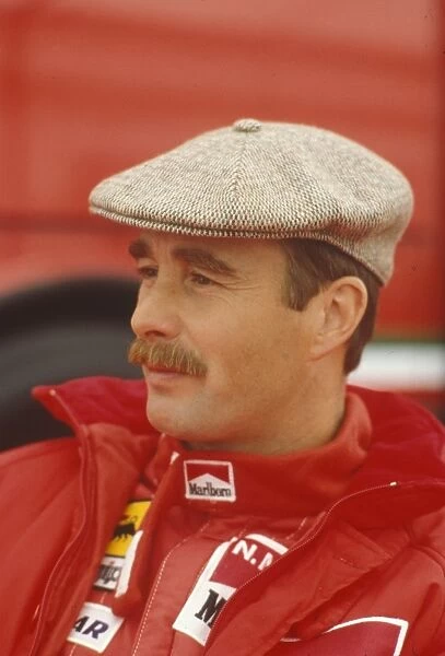 1989 Formula One World Championship: Nigel Mansell, testing, portrait