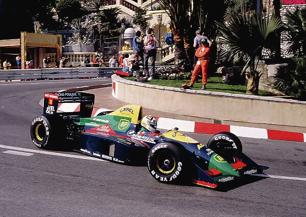 1989 Monaco Grand Prix. Monte Carlo, Monaco. 4-7 May 1989. Philippe Alliot (Larrousse / Lola LC89 Lamborghini). Ref-89 MON 55. World Copyright - LAT Photographic