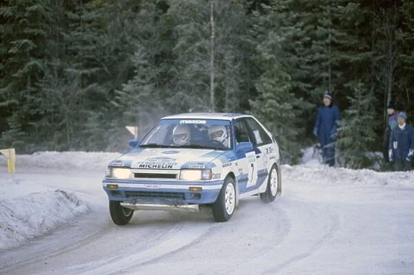 1989 World Rally Championship. Swedish Rally, Sweden. 6-8 January 1989