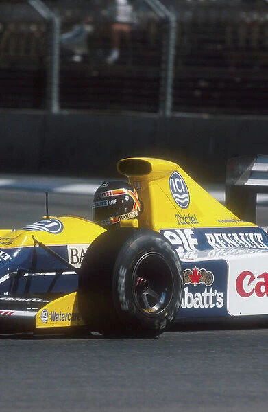 1990 Australian Grand Prix. Adelaide, Australia. 2-4 November 1990. Thierry Boutsen (Williams FW13B Renault) 5th position. Ref-90 AUS 18. World Copyright - LAT Photographic
