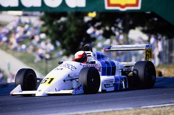 1990 British Formula 3 Championship. Brands Hatch, England. 20th May 1990. Dominic Chappell (Ralt RT33-Volkswagen-Spiess), 1st position, action. World Copyright: LAT Photographic