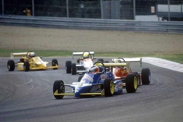 1990 Formula Opel Euroseries. Rubens Barrichello, action