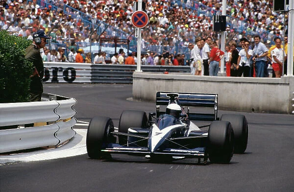 1990 Monaco Grand Prix. Monte Carlo, Monaco. 25 - 27 May 1990. David Brabham (Brabham BT59-Judd), retired, action. World Copyright: LAT Images Ref: 90 MON 54