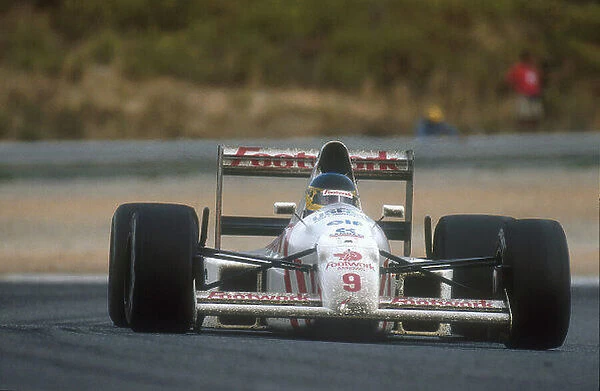 1990 Portuguese Grand Prix. Estoril, Portugal. 21-23 September 1990. Alex Caffi (Arrows A11B Ford) 9th position. Ref-90 POR 06. World Copyright - LAT Photographic