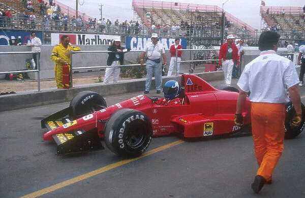 1990 United States Grand Prix. Phoenix, Arizona, USA. 9-11 March 1990. Gary Brabham (Life 190). He failed to pre-qualify. Ref-90 USA 29. World Copyright - LAT Photographic