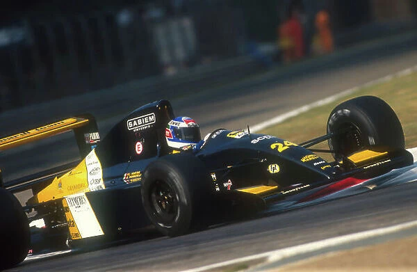 1991 Italian Grand Prix. Monza, Italy. 6-8 September 1991. Gianni Morbidelli (Minardi M191 Ferrari) 9th position. Ref-91 ITA 19. World Copyright - LAT Photographic