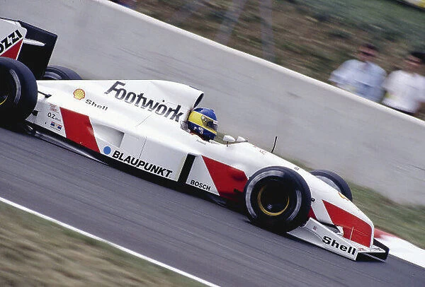 1991 Spanish Grand Prix. Catalunya, Barcelona, Spain. 5-7 July 1991. Michele Alboreto (Footwork FA12 Ford). Ref-91 ESP 27. World Copyright - LAT Photographic