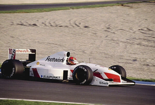 1991 Spanish Grand Prix. Catalunya, Barcelona, Spain. 5-7 July 1991. Alex Caffi (Footwork FA12 Ford). Ref-91 ESP 21. World Copyright - LAT Photographic