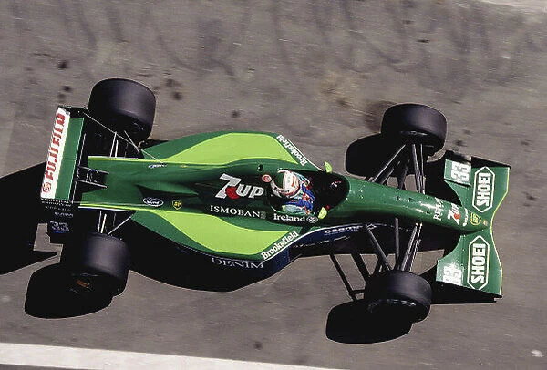 1991 Spanish Grand Prix. Catalunya, Barcelona, Spain. 5-7 July 1991. Andrea de Cesaris (Jordan 191 Ford). Ref-91 ESP 23. World Copyright - LAT Photographic
