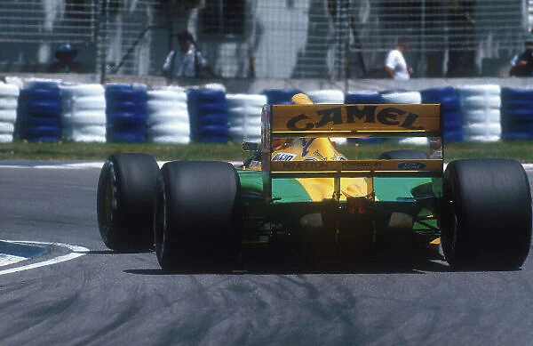 1992 Australian Grand Prix. Adelaide, Australia. 6-8 November 1992. Michael Schumacher (Benetton B192 Ford) 2nd position. Ref-92 AUS 32. World Copyright - LAT Photographic