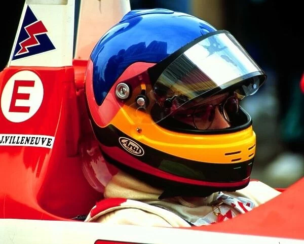 1992 Macau F3. Jacques Villeneuve sits in his F3 car. Photo: LAT