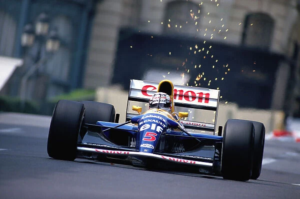1992 Monaco GP. MONTE CARLO, MONACO - MAY 31: Nigel Mansell