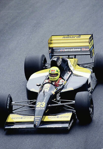 1992 Monaco Grand Prix. Monte Carlo, Monaco. 28-31 May 1992. Christian Fittipaldi (Minardi M192 Lamborghini). Ref-92 MON 56. World Copyright - LAT Photographic