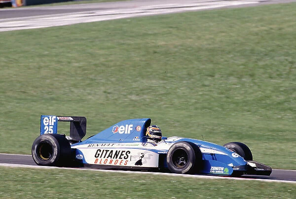 1992 San Marino Grand Prix. Imola, Italy. 15-17 May 1992. Thierry Boutsen (Ligier JS37 Renault). Ref-92 SM 23. World Copyright - LAT Photographic