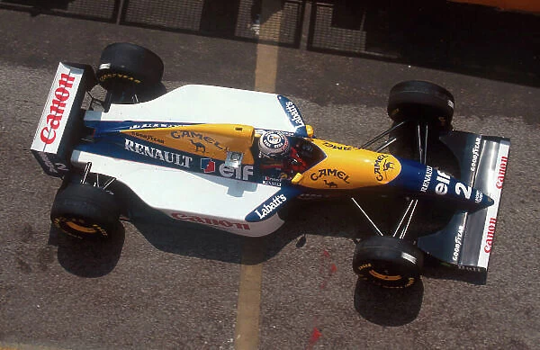 1993 San Marino Grand Prix. Imola, Italy. 23-25 April 1993. Alain Prost (Williams FW15C Renault) 1st position. Ref-93 SM 09. World Copyright - LAT Photographic