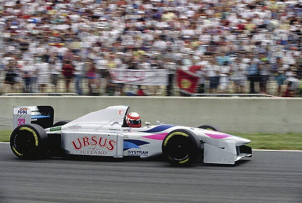 1994 French Grand Prix. Magny-Cours, France. 30 / 6-2 / 7 1994. Paul Belmondo (Pacific PR01 Ilmor). Ref-94 FRA 31. World Copyright - LAT Photographic