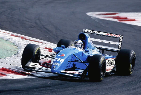 1994 Italian Grand Prix. Monza, Italy. 9-11 September 1994. Olivier Panis (Ligier JS39B Renault) 10th position. Ref-94 ITA 23. World Copyright - LAT Photographic