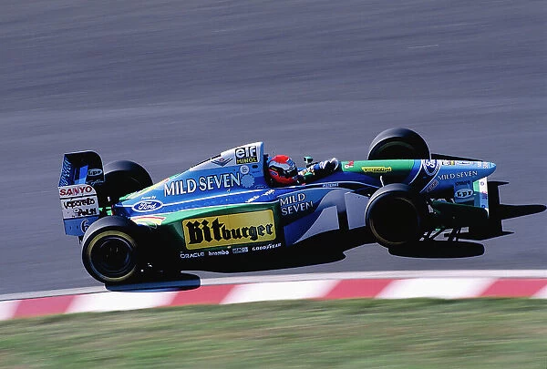 1994 Japanese Grand Prix. Suzuka, Japan. 4-6 November 1994. Johnny Herbert (Benetton B194 Ford). Ref-94 JAP 17. World Copyright - LAT Photographic