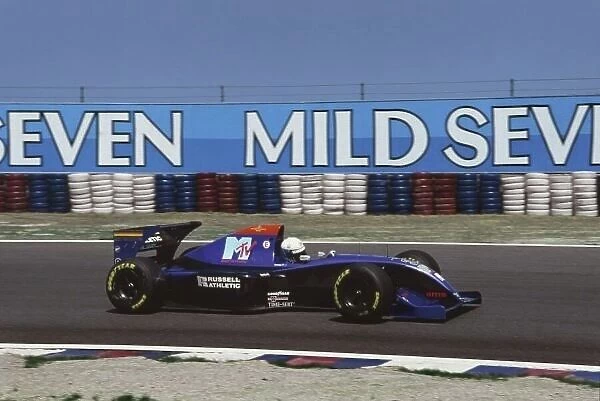 1994 Pacific Grand Prix. Aida, Japan. 15th - 17th April 1994. David Brabham (Simtek S941 Ford), retired, action. Ref-94 PAC 37. World Copyright - LAT Photographic