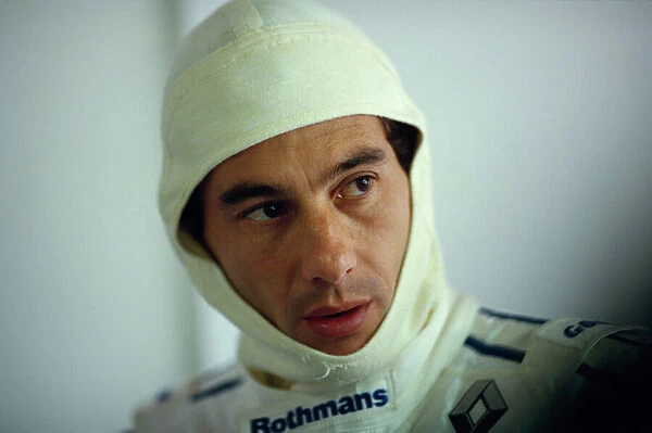 1994 San Marino GP. IMOLA, ITALY - MAY 01: Ayrton Senna during the San
