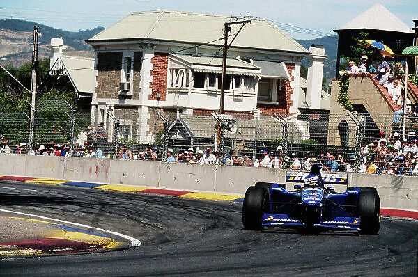 1995 Australian Grand Prix. Adelaide, Australia. 10-12 November 1995. Olivier Panis (Ligier JS41 Mugen-Honda) 2nd position. Ref-95 AUS 20. World Copyright - LAT Photographic