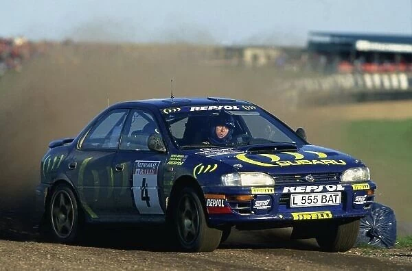 1995 World Rally Championship. Lombard RAC Rally, Great Britain. 19-22 November 1995. Colin McRae / Derek Ringer (Subaru Impreza 555), 1st position. World Copyright: LAT Photographic Ref: 35mm transparency 95RALLY15