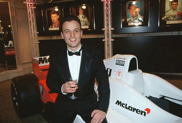 1996 Autosport Awards. Grosvenor House Hotel, London. 1st December 1996. Darren Turner wins the Autosport / McLaren Young Driver Award. World Copyright: LAT Photographic. Ref: Colour Transparency