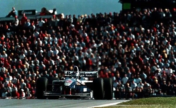 1997 AUSTRIAN GP. Heinz-Harald Frentzen finishes 3rd in Austria. Photo: LAT