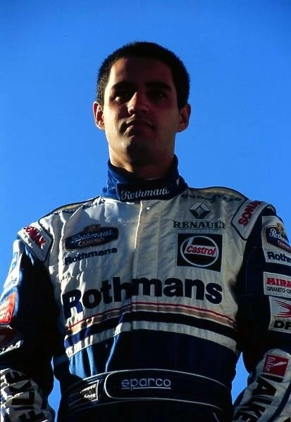 1997 BARCELONA TEST Juan-Pablo Montoya is announnced as the new Williams Test driver